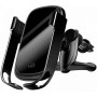 Автомобільний тримач Baseus Rock Solid Electric WXHW01-01 з функцією бездротової зарядки Black