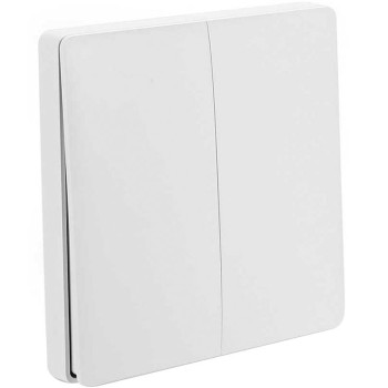 Беспроводной выключатель Xiaomi Aqara Smart Light Switch Double Button WXK602LM White