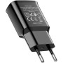 Мережевий зарядний пристрій 2USB Hoco C88A, Black