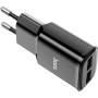 Мережевий зарядний пристрій 2USB Hoco C88A, Black