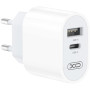 Зарядний пристрій XO L97 QC3.0 USB Type-C 2.4A, White
