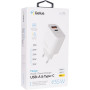 Сетевое зарядное устройство Gelius Merge GP-HC060 USB QC3.0 / Type-C PD35W with cable Type-C to Lightning, White