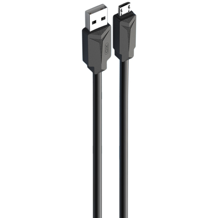USB кабель XO NB232 MicroUSB (2,4А / 1м), Black