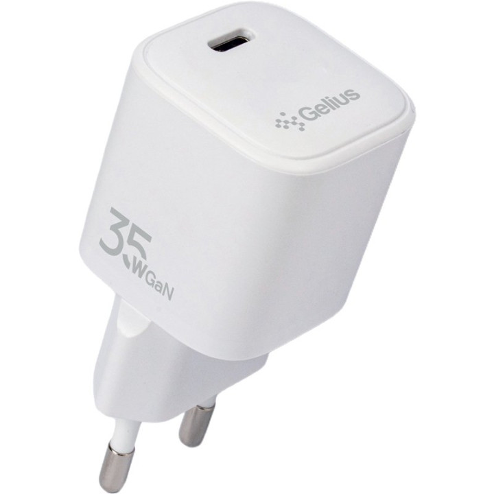 Мережевий зарядний пристрій Gelius Ray GP-HC069 Type-C PD / QC 35W, White
