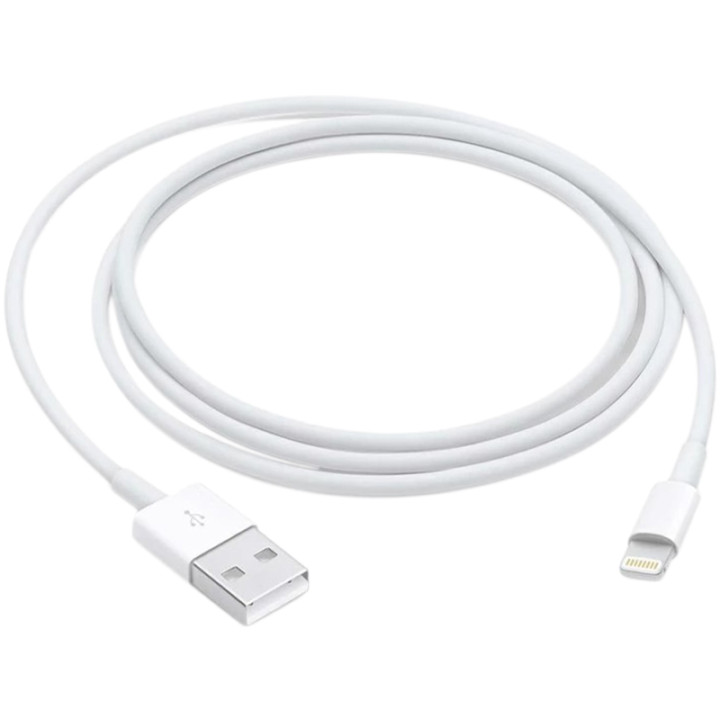 Data-кабель USB Lightning 1 м, White