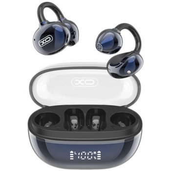 Беспроводные Bluetooth наушники XO G43 с LED-дисплеем 500mAh, Blue