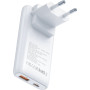 Сетевое зарядное устройство для Gelius VoltX GP-HC067 GaN USB / Type-C 65W, White