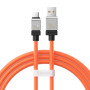 Data Кабель USB Baseus CoolPlay Series Type-C (CAKW000607) 100W 1m, Orange