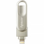 USB Флешка Apacer AH790 Dual Lightning 32Gb, Silver