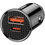 Автомобильное зарядное устройство Baseus Circular Plastic A PPS (CCALL-YS01) 5A, Black