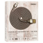 USB Cable Remax (OR) King RC-063m MicroUSB 1m, Grey