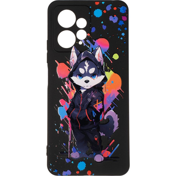 Чехол накладка Gelius Print Case UV для Xiaomi Redmi Note 12 4G, Street Husky