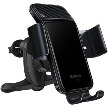Автомобильный держатель Baseus Smart Solar Power Wireless Car Mount Electric Holder (SUZG000001), Black