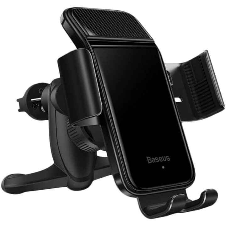Автомобильный держатель Baseus Smart Solar Power Wireless Car Mount Electric Holder (SUZG000001), Black