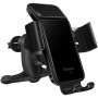 Автомобильный держатель Baseus Smart Solar Power Wireless Car Mount Electric Holder (SUZG000001), Black