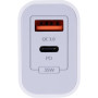 Сетевое зарядное устройство Gelius Merge GP-HC060 USB QC3.0 / Type-C PD35W with cable Type-C to Lightning, White