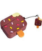 Чехол для наушников TPU Airpods Pro, Brown Ice Cream