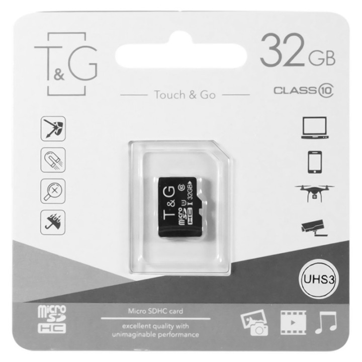 Карта памяти microSDHC T&G 32Gb (UHS-3)(Class 10)