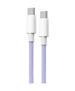 Data - Кабель Gelius iCable GP-UCN010 Type-C to Type-C 1,2m 60W, Violet