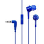 Навушники Panasonic RP-TCM115GC-A (mic + button call answering), Blue