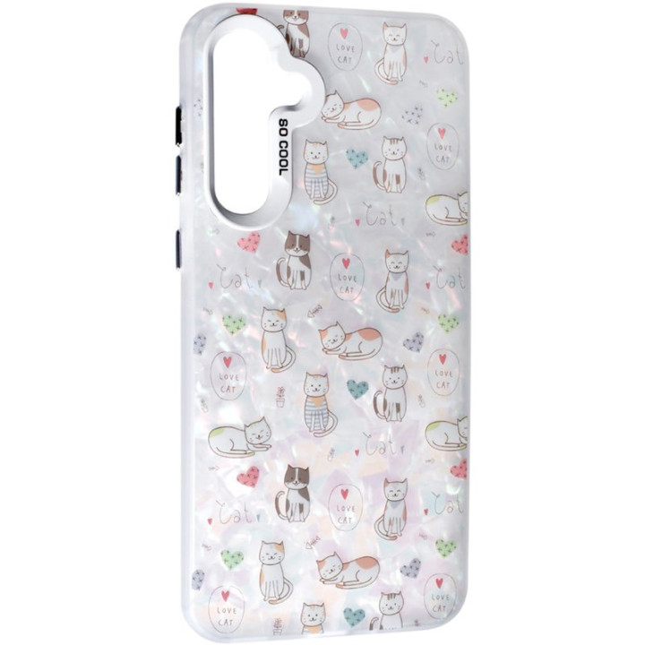 Чохол - накладка Pearl Case Samsung Galaxy A56, Small Cats