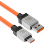 Data Кабель USB Baseus CoolPlay Series Type-C (CAKW000607) 100W 1m, Orange