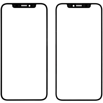 Скло дисплея + Oca плівка для Apple iPhone 11 Pro Max, Black