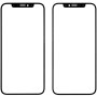 Скло дисплея + Oca плівка для Apple iPhone 11 Pro Max, Black