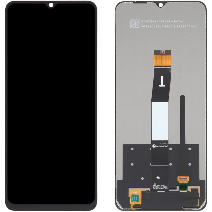 Дисплейний модуль / екран (дисплей + Touchscreen) для Xiaomi Redmi 12C OEM, Black