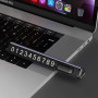 Паркувальна карта XO C138 для номера телефону, Black