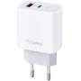 Сетевое зарядное устройство Gelius Merge GP-HC060 USB QC3.0 / Type-C PD35W with cable Type-C to Lightning, White