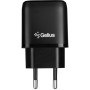  Мережевий зарядний пристрій Gelius X-Duo GP-HC014 USB+Type-C QC3.0 / PD20W Cable Type-C / Type-C Gelius Full Silicon, Black