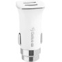 Автомобильное зарядное устройство Gelius Pro Apollo GP-CC01 2USB 3.1A + Cable lightning White