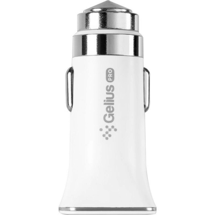 Автомобильное зарядное устройство Gelius Pro Apollo GP-CC01 2USB 3.1A + Cable lightning White