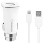 Автомобильное зарядное устройство Gelius Pro Apollo GP-CC01 2USB 3.1A + Cable lightning White
