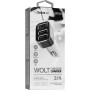 Автомобильное зарядное устройство Gelius Pro Wolt LCD GP-CC005 2USB 3.1A, MicroUSB Black