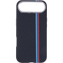 Чохол Carbon Case Camera Stand MagSafe для iPhone 17 Air, Charcoal Classic Stripes
