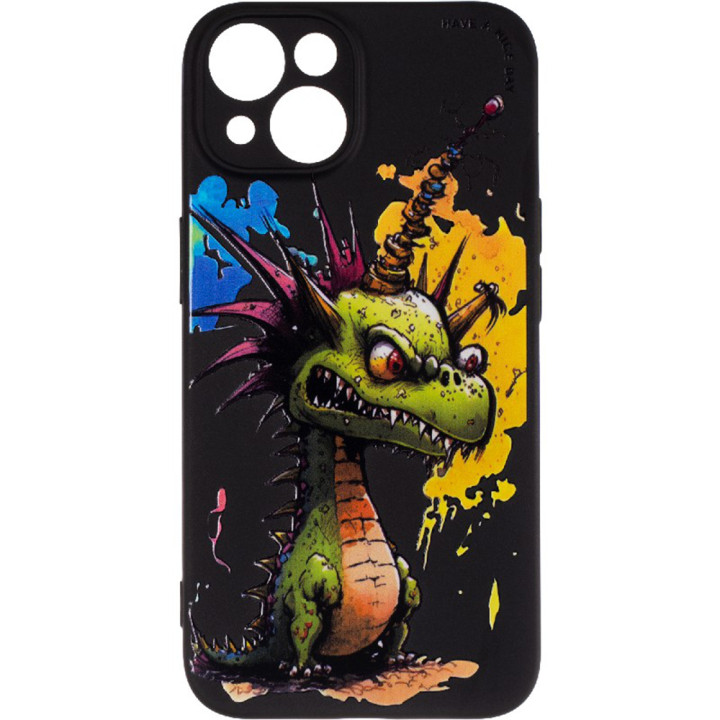 Чехол накладка Gelius Print Case UV для iPhone 14, Dragon