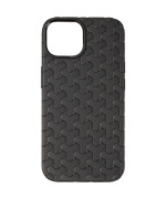 Чехол накладка Leather Weaving Case для iPhone 15 Plus