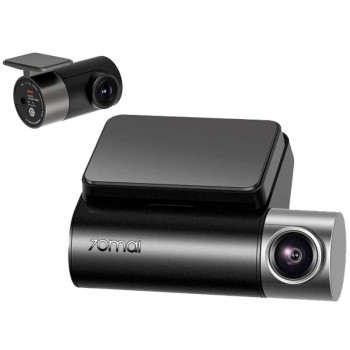 Автомобільний відеореєстратор Xiaomi 70mai Dash Cam Pro Plus A500S + Rear Camera Midrive RC06, Black