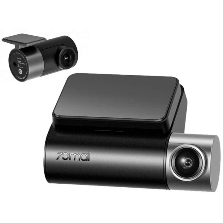 Автомобільний відеореєстратор Xiaomi 70mai Dash Cam Pro Plus A500S + Rear Camera Midrive RC06, Black