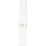 Ремінець для смарт-годинника універсальний Flat head style (22мм), White