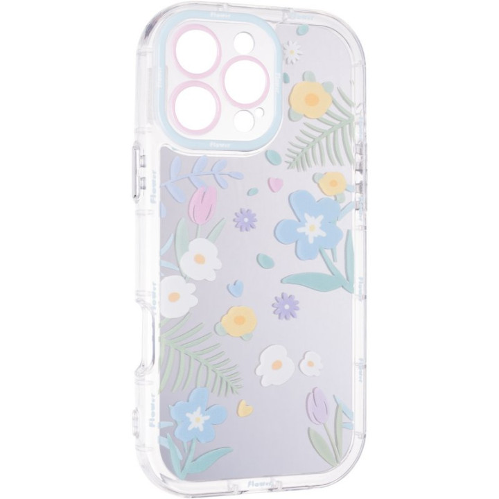 Чохол Mirror Case для iPhone 16 Pro, Flowers