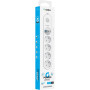 Мережевий фільтр Gelius G-Power Plus GP-PS005 4 220V розетки / 2 Type-C / 2USB 20W 2m, White