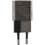 Мережевий зарядний пристрій XO CE05 (1USB + 1 Type-C / PD30W+QC3.0 /18W), Brown