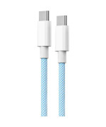 Data - Кабель Gelius iCable GP-UCN010 Type-C to Type-C 1,2m 60W, Light Blue