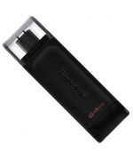 USB Флешка 3.2 Kingston DT70 Type-C 64Gb, Black