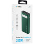 Power Bank Gelius Lightstone GP-PB300i 20000mAh QC+PD 22.5W, Green