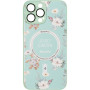 Чехол-накладка Flower Case Mag Safe Camera Protection для Apple iPhone 13 Pro Max