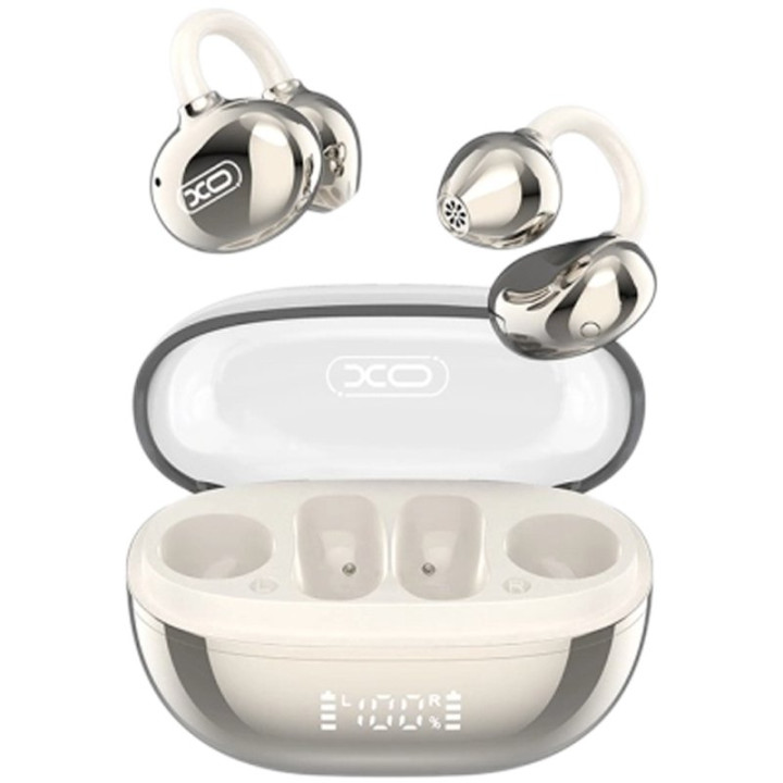 Беспроводные Bluetooth наушники XO G43 с LED-дисплеем 500mAh, Gold